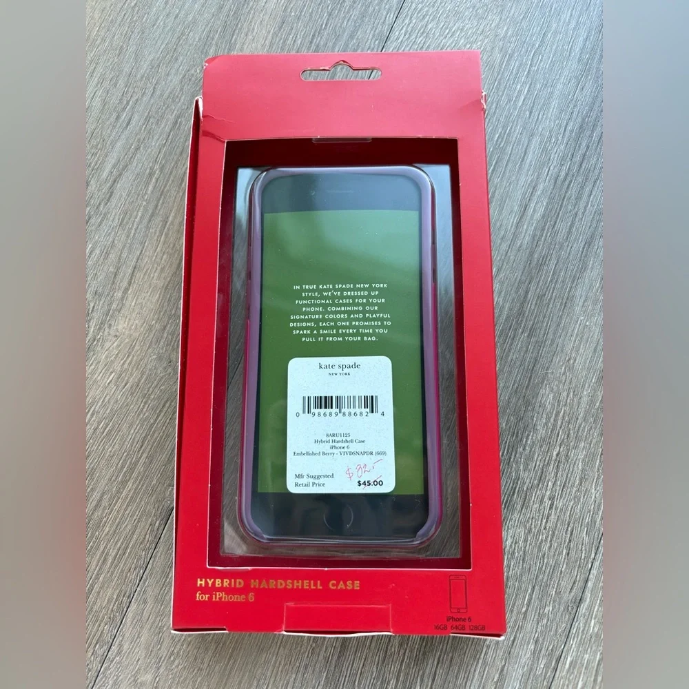 Kate Spade Strawberry iPhone 6 Case - Picture 2 of 4